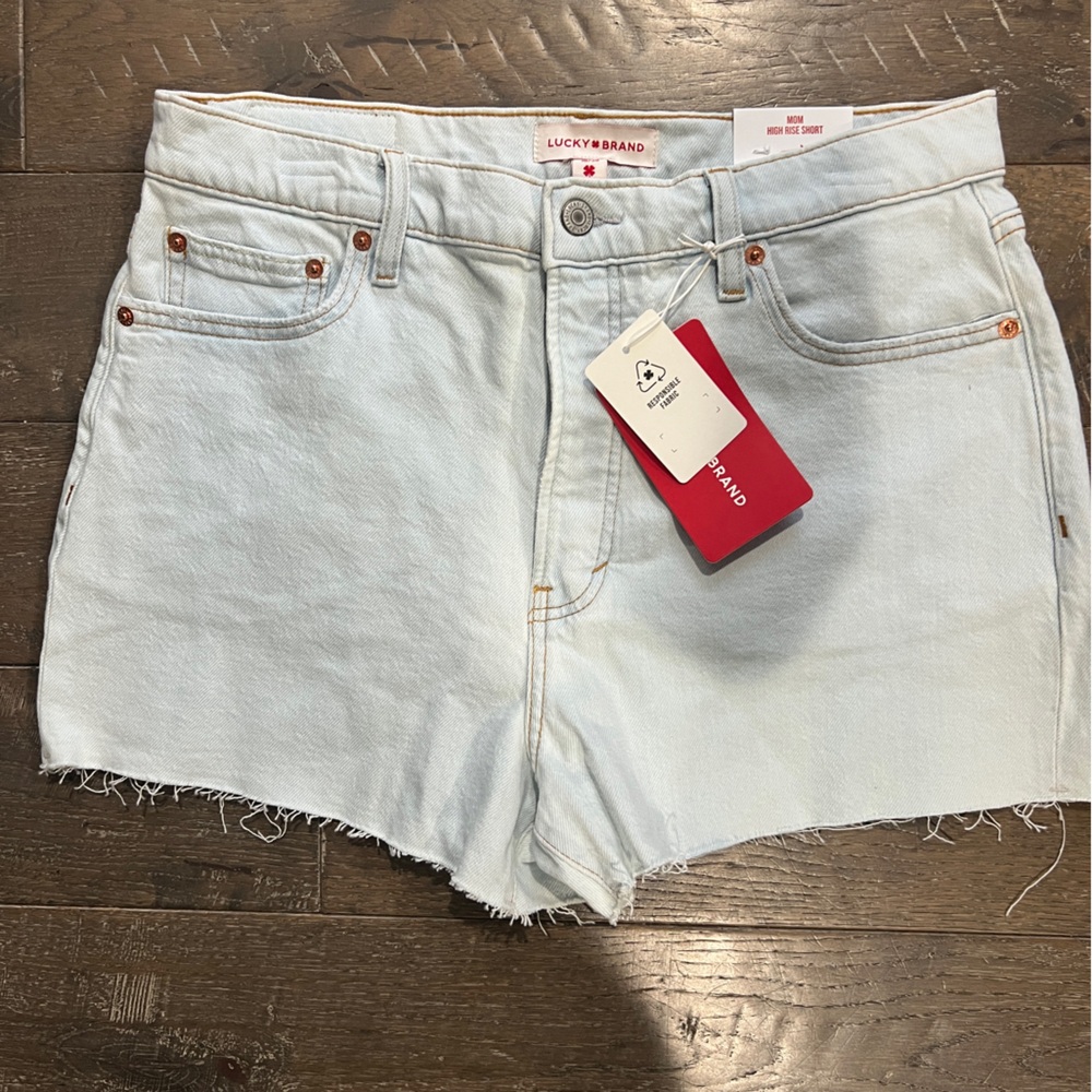 Lucky Brand Women's Faded Blue Jean Shorts